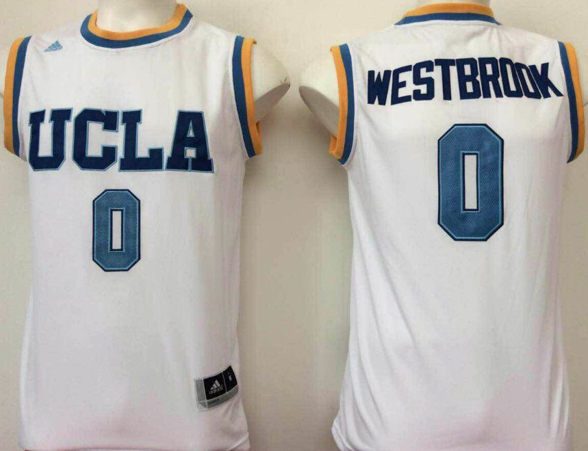 NCAA Men UCLA Bruins White 0 westbrook